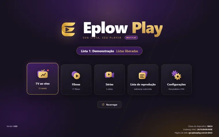 Web Play · Início